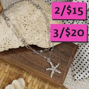 2/$15 NWT fashion starfish bracelet nautical